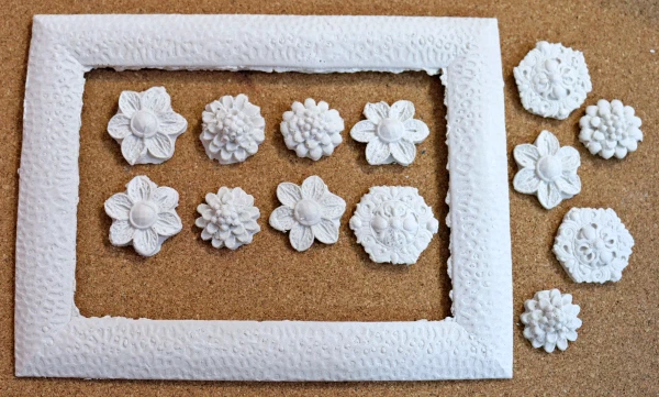 Create fabulous floral artwork with InstaMold and PermaStone!